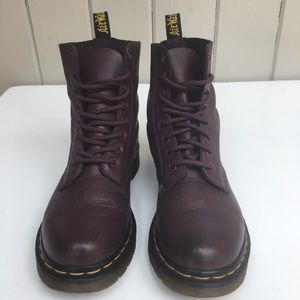 Purple Dr. Martens. 8 Eye 1460 Pascals.